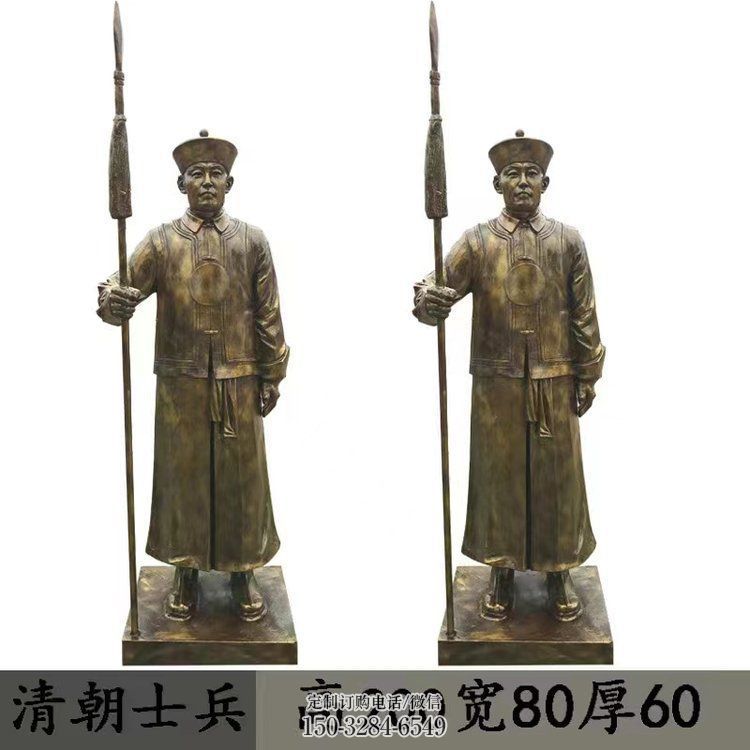 保定庭院武士雕塑 公园草地古代雕塑 铸铜人物雕塑 保定庭院武士雕塑 公园草地古代雕塑 铸铜人物雕塑