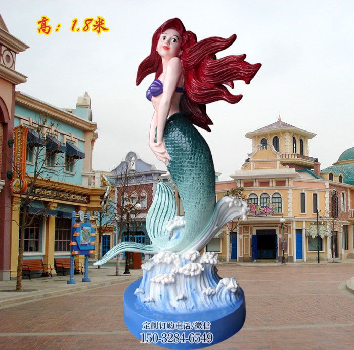 邢台水景美人鱼雕塑 风景区几何雕塑 广场小品 邢台水景美人鱼雕塑 风景区几何雕塑 广场小品