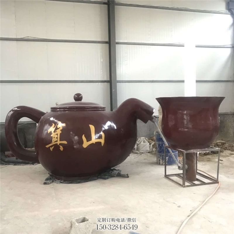 廊坊商业街酒壶雕塑 烤漆摆件 彩绘雕塑 廊坊商业街酒壶雕塑 烤漆摆件 彩绘雕塑
