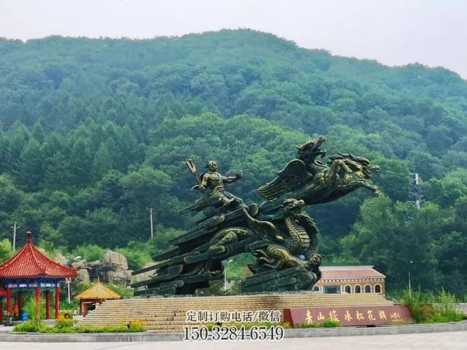 长安夸父逐日雕塑,铸铜神话人物雕塑 长安夸父逐日雕塑,铸铜神话人物雕塑